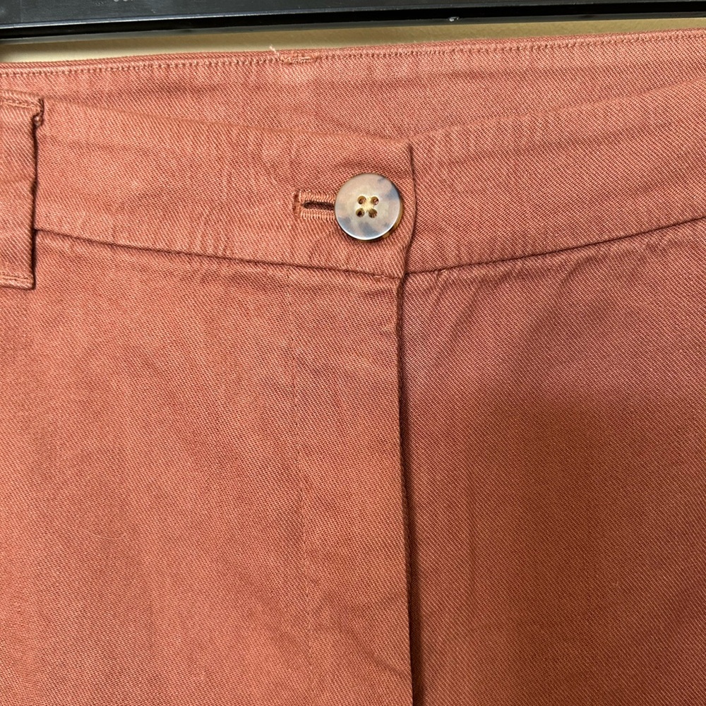 J. Jill Linen Stretch Cropped Pants Size 10 - Picture 3 of 6